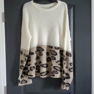 Ivory & Leopard Boutique Sweater